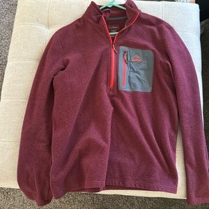LL Bean quarter zip fleece
